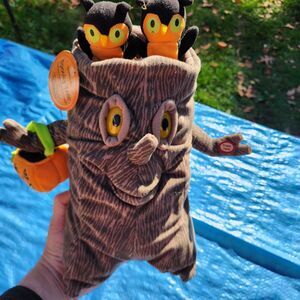 Hallmark Spooky Tree Owl Plush 11" Animated Singing Halloween Adam's Family